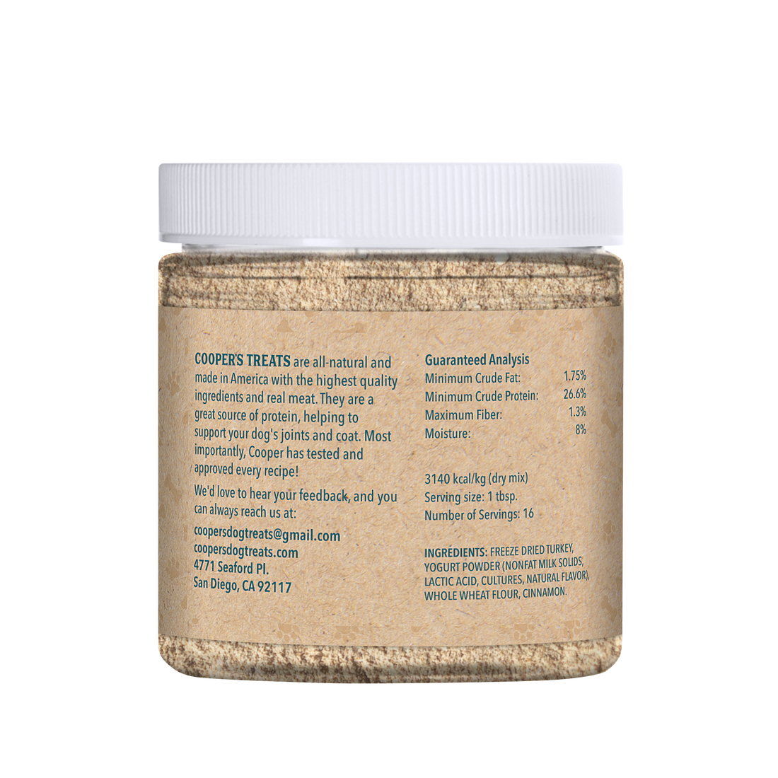 What's in the Frosty Paws Recipe?