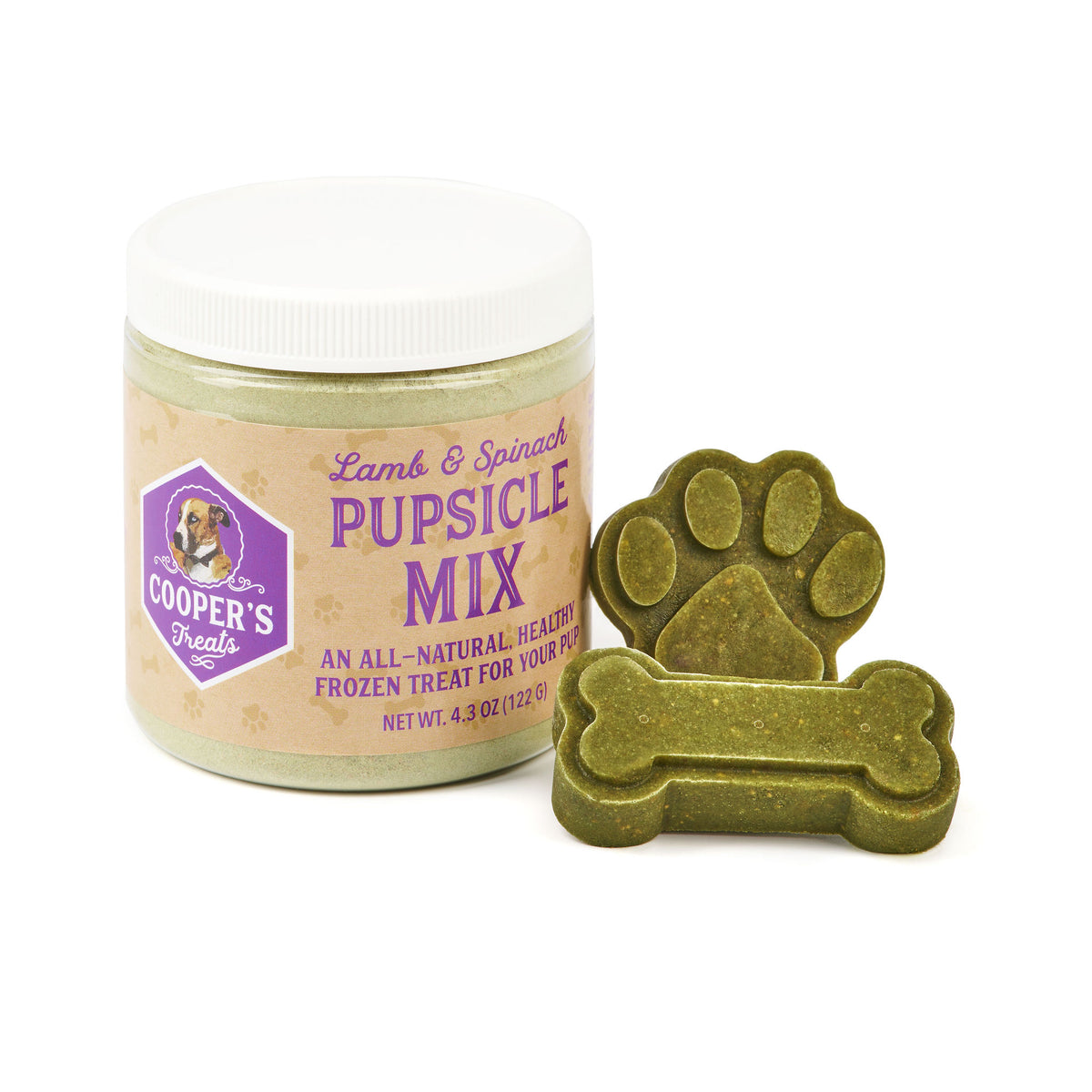 jar of mix iwth pupsicles