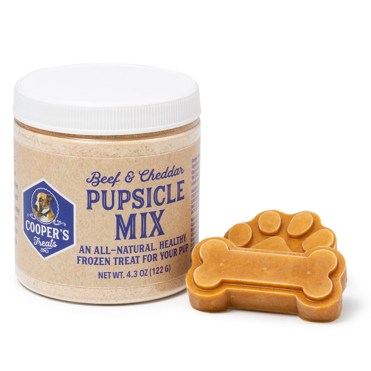 jar of pupsicle mix
