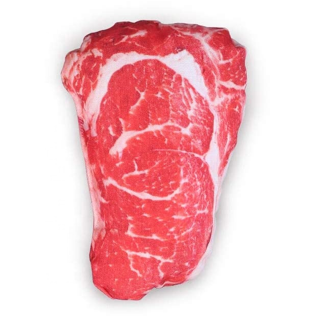 squeaky steak toy